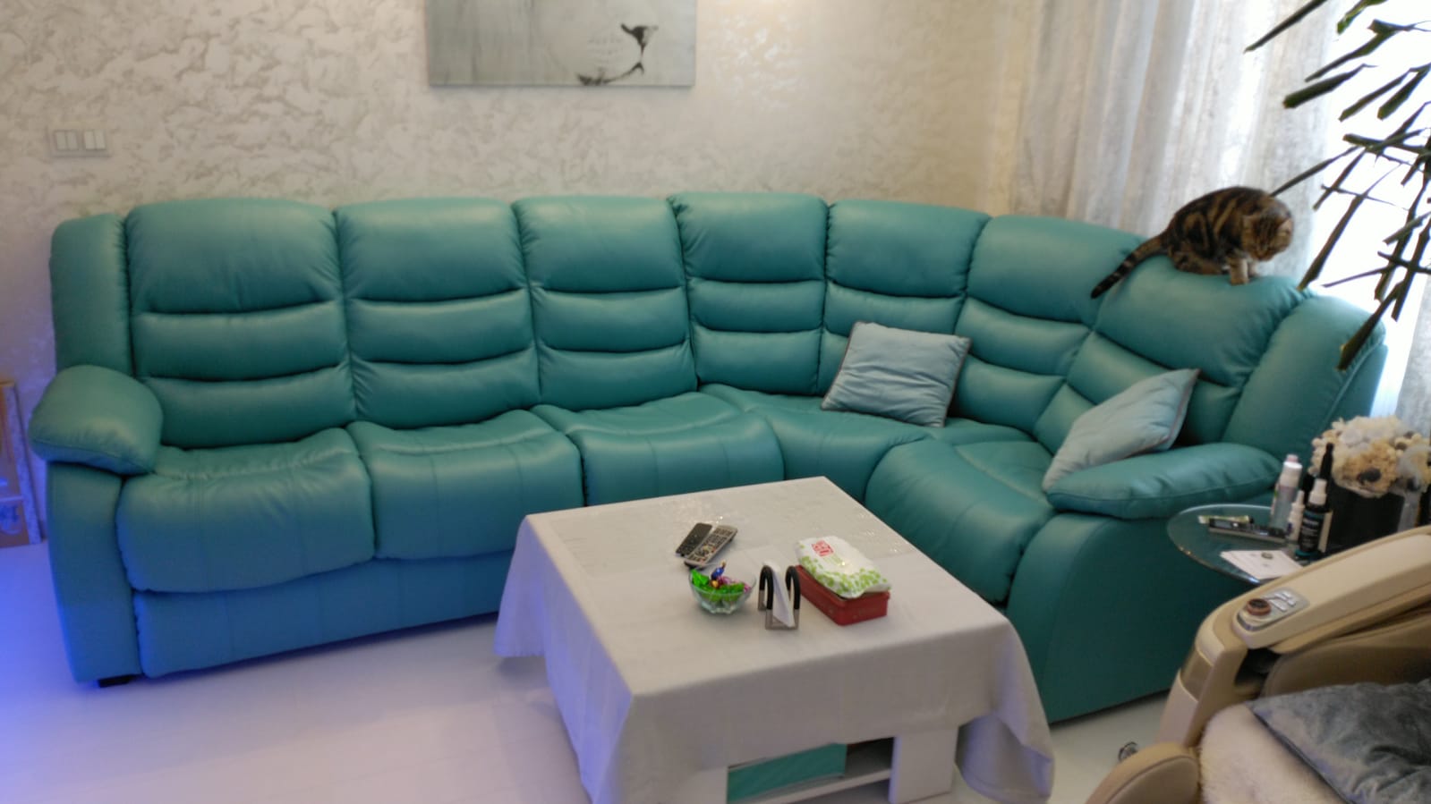 Перетяжка дивана на дому. Тимирязевский район 